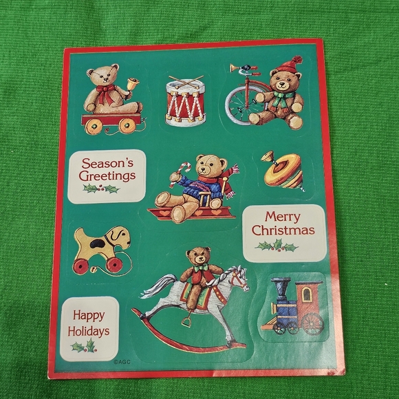 CH5:  Christmas Sticker Bundle  - 11 Sheets - American Greetings Hallmar… - Picture 4 of 13